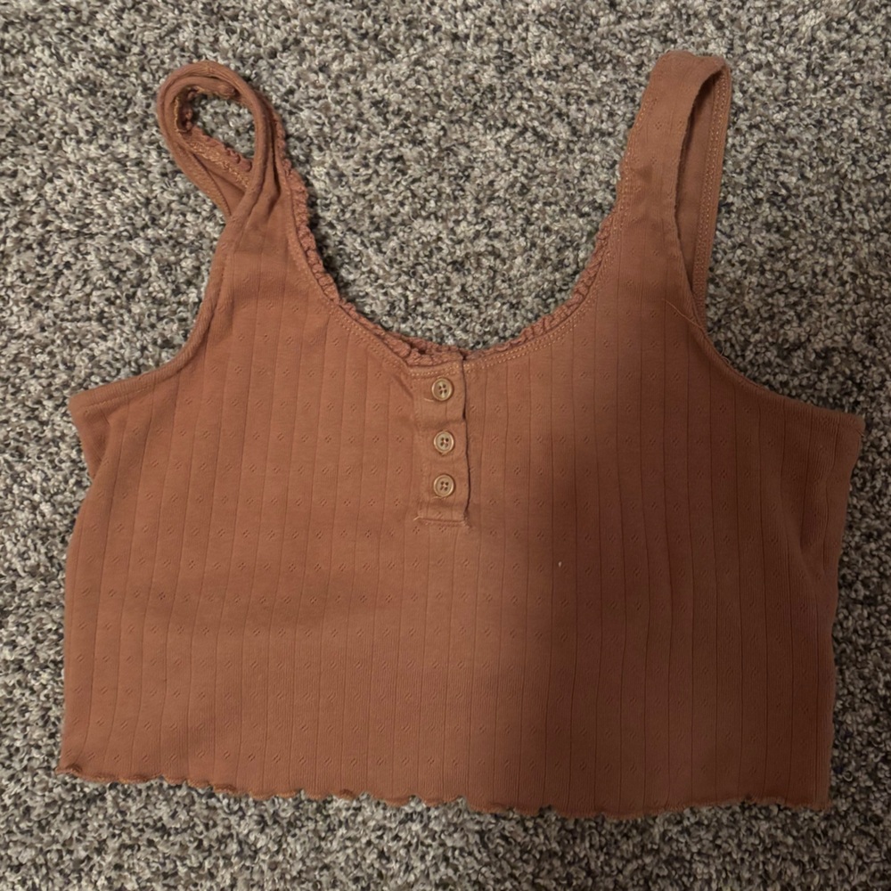 SO Brown crop top